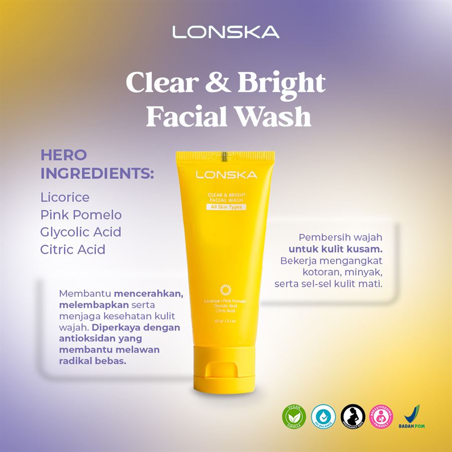 Clear & Bright Facial Wash